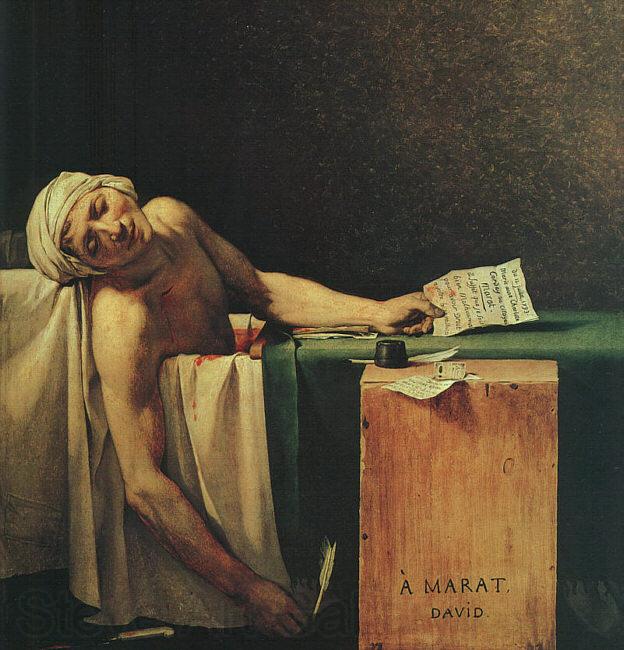 Jacques-Louis David The Death of Marat
